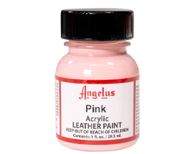 Angelus® Pink Acrylic Leather Paint 1 Oz