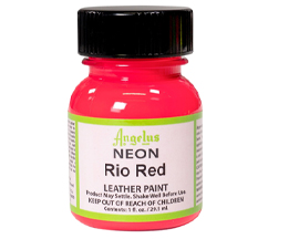 Angelus® Neon Rio Red Acryl Leather Paint
